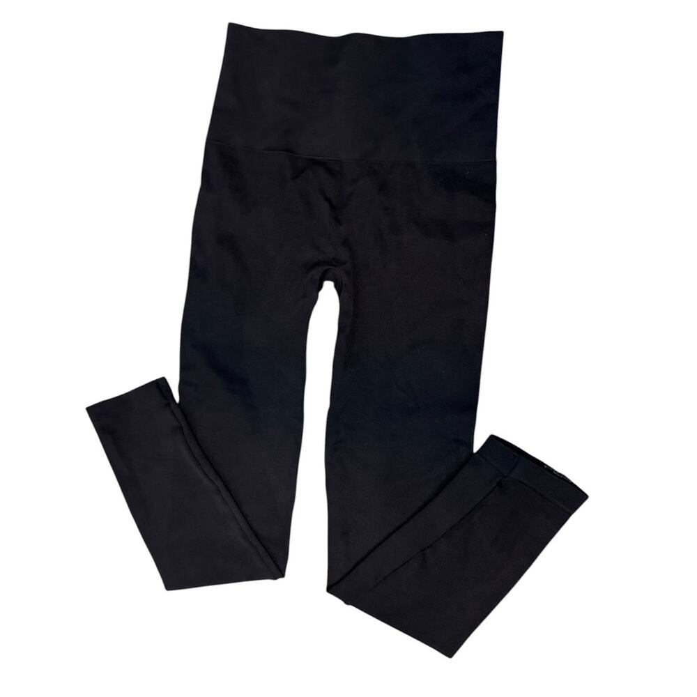 Spanx Women’s Size XL Black Skinny Leggings Ankle Zip Stretch